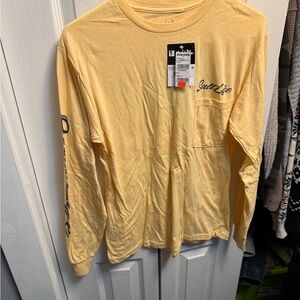 Salt Life Light Yellow Long Sleeve Tee